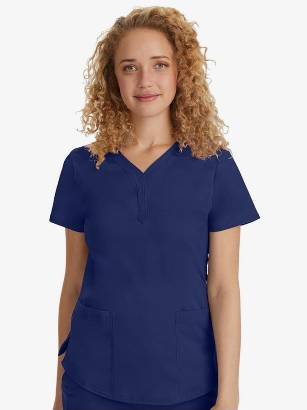 Healing Hands Jane Scrub Top Navy size 2XL